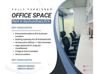 Premium Furnished Office Space for Rent – BashundharaR/A