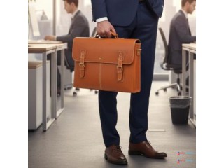 Genuine leather Office Bags by Omax