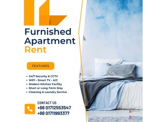 Furnished 2-Room Serviced Apartments in Bashundhara R/A