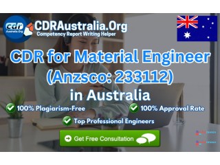 CDR for Material Engineer (ANZSCO: 233112) - by CDRAustralia.Org