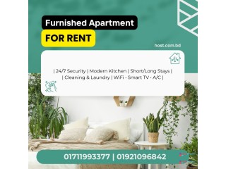 Furnished 2 Bedroom Serviced Apartment for Rent
