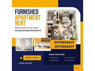 Premium 4-Bedroom Furnished Apartment for Rent in Bashundhara R/A