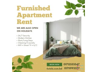 Fully Furnished 2 Bedroom Apartment for Rent in Bashundhara R/A !