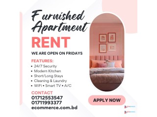 Ready-to-Move Furnished Serviced Apartment for Rent – Baridhara