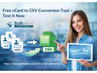 Free vCard to CSV Conversion Tool – Test It Now