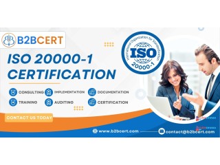 ISO 20000-1 Certification Services in California