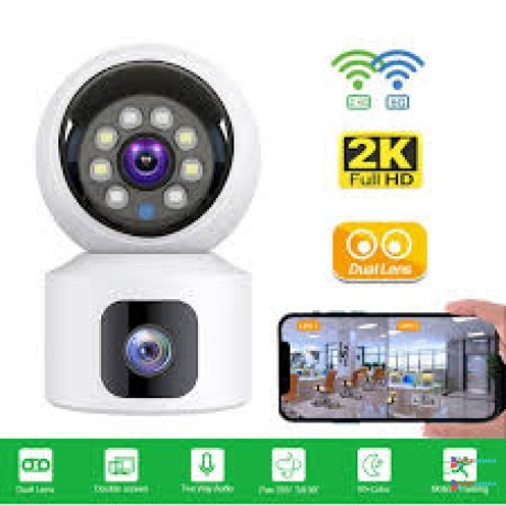 huntkey-dual-lens-v380-wifi-ip-camera-night-vision-home-wifi-ip-security-camera-big-0