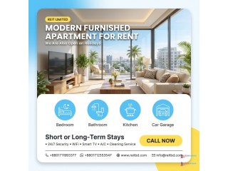 Luxury 1/2/3/4 Bedroom Apt Rent in Bashundhara R/A