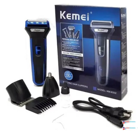 kemei-km-6330-3-in-1-hair-clipper-grooming-kit-trimmer-big-0
