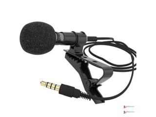 Jack Microphone Tie Clip-on Lapel Microphone Microfono Mic for Mobile Phone 3.5mm