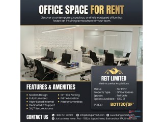Premium Furnished Office Space for Rent in Bashundhara R/A