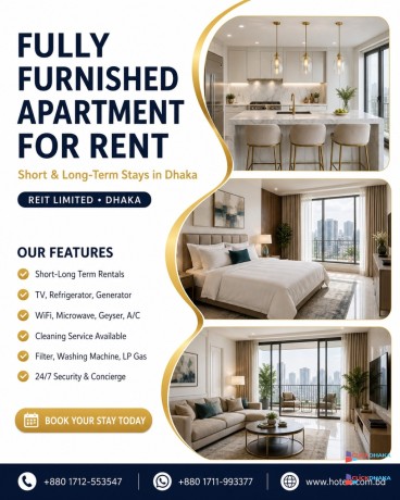 premium-1bhk-serviced-flat-in-bashundhara-ra-big-0