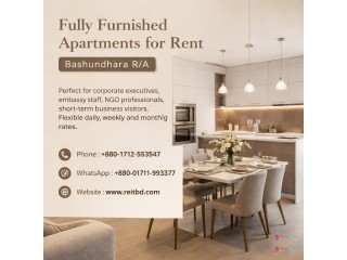 Luxurio 3 Bhk Furnished Apt Rent in Bashundhara R/A