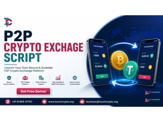 P2P Crypto Exchange Script | Secure Crypto Trading Platform