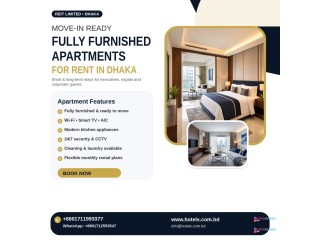 Premium Furnished 3BHK Apartment for Rent in Bashundhara