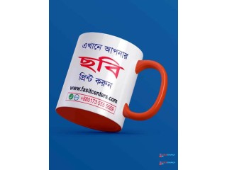 Professional Mug Printing with Custom Text Photo and Artwork