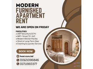 Exclusive Furnished Apartment for Rent in Bashundhara