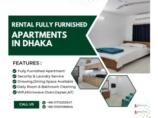 2 room Furnished Apartment for Rent in Bashundhara
