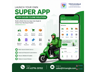 Launch Your Own Multi-Service Business with a Powerful Gojek Clone!