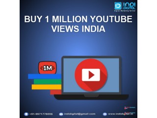 Boost Your YouTube Presence: Buy 1 Million Views in India