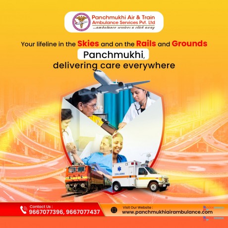 hire-proper-sanitized-air-and-train-ambulance-services-in-bhavnagar-by-panchmukhi-big-0