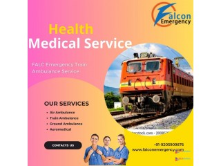 FALC Emergency Train Ambulance Service in Varanasi provides an Affordable Price for the booking