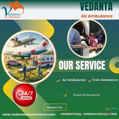 take-vedanta-air-ambulance-service-in-jammu-with-advanced-medical-equipment-at-affordable-price-big-0