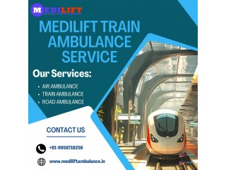 Medilift provides Fast and Affordable Train Ambulance in Bhopal for Transfer