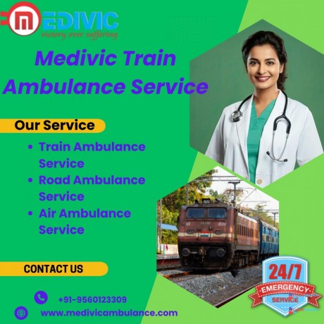 medivic-train-ambulance-services-in-lucknow-provides-patient-transfer-at-an-affordable-cost-big-0
