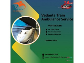 Book a Vedanta Train Ambulance in Patna to transport patients at high speed