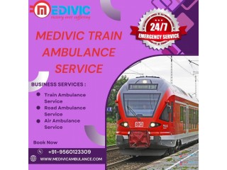 Medivic Train Ambulance in Dibrugarh provides all kinds of facilities in emergencies