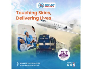 Choose Air Ambulance from Patna with Superb Medical Attention by Sky