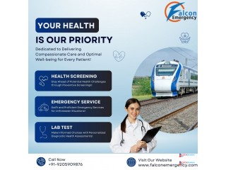 Take Falc Emergency Train Ambulance Service in Ranchi and Travel Hassle-free