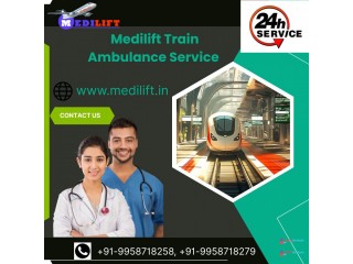 Medilift Train Ambulance in Patna provides Relocation to Injured Patients