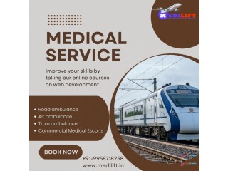 Medilift is becoming the Most Popular Train Ambulance Service in Kolkata.