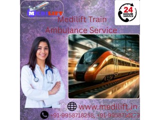 Medilift Train Ambulance in Mumbai can be customized as per the Patient's Need