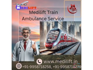 Contact themed lift Train Ambulance Team for Immediate Transfer Service in Kolkata