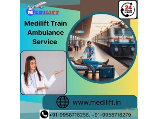 Medilift Train Ambulance Service in Guwahati is tailored to the Needs of the Patient