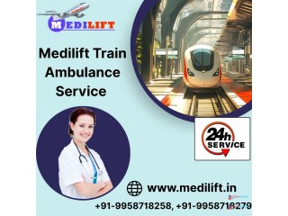 Medilift Train Ambulance Service in Ranchi provides Relocation to Injured Patients