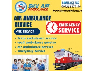 Transport Patients in just a Few Hours with Sky Train Ambulance in Guwahati