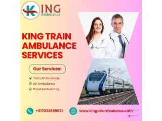 King Train Ambulance comes with the Trained Medical Team in Patna