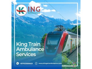 The process of booking a King Train Ambulance in Guwahati is simple