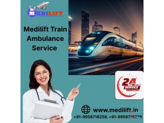 Medilift Train Ambulance Services in Delhi provides lifesaving Transfer in Delhi