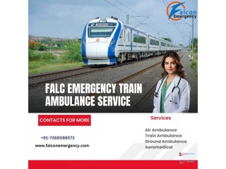 The Best Option for long-distance Transfer is the Falc Emergency Train Ambulance in Ranchi