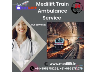 Contact Medilift Train Ambulance in Guwahati at Any time for Medical Transfer