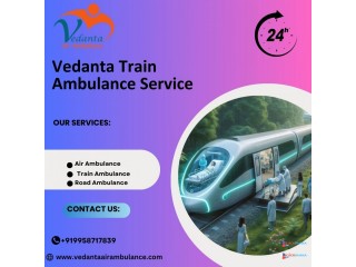 Vedanta Train Ambulance Service in Guwahati makes long-distance Travel Easy