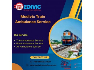 Get instant transfer facilities at Medivic Aviation Train Ambulance Service in Ranchi