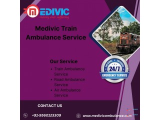 Booking of Medivic Aviation Train Ambulance service in Guwahati is very nice and easy