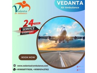 Hire Superb Vedanta Air Ambulance Service in Bagdogra at an Affordable Price
