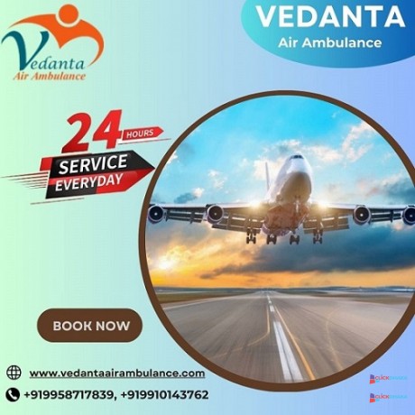 hire-superb-vedanta-air-ambulance-service-in-bagdogra-at-an-affordable-price-big-0